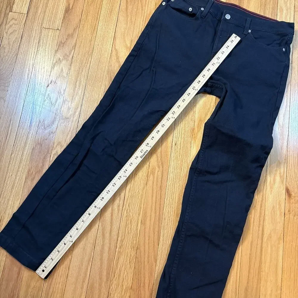 American Giant Roughneck Canvas Pants Black 34x34 (Fits 33x28) Straight USA